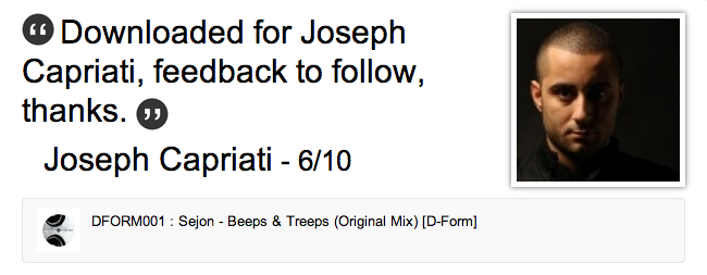 Joseph Capriati supports Sejon   Beeps   Treeps  Original Mix    Label Worx1